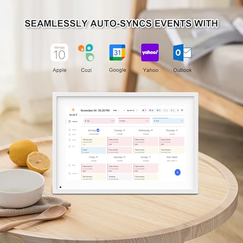 10.1 Inch Smart Digital Calendar Planner & Chore Chart, IPS HD Touchscreen Interactive Display Q64383