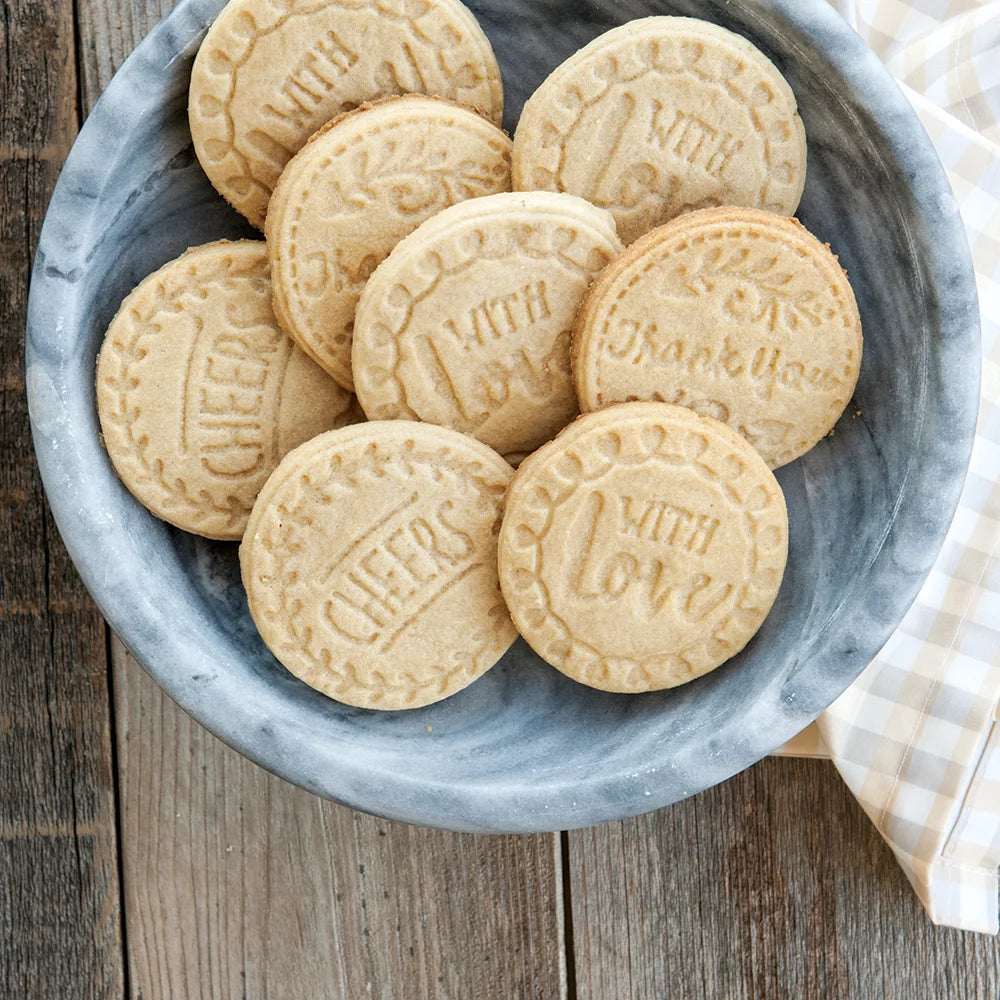 Cast Aluminum Cookie Stamp Set P580626