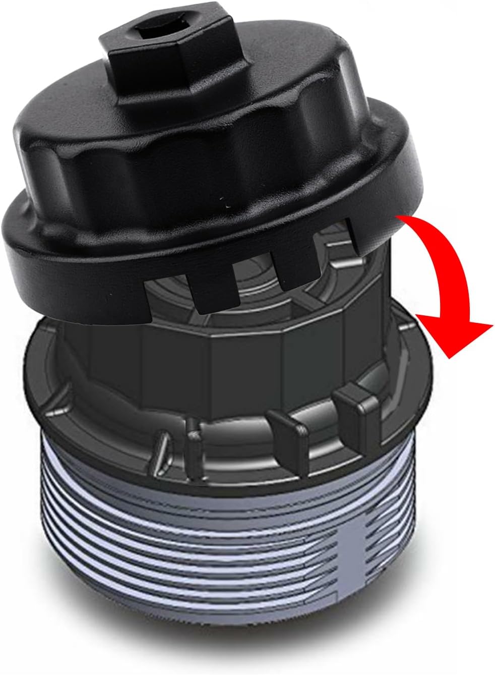 64mm 14 Flute Oil Filter Cap Wrench U4046