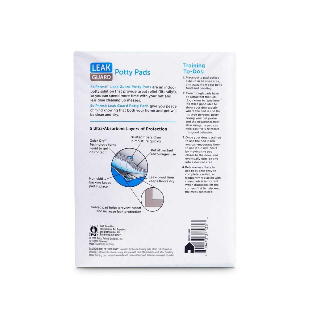 Large Leak Guard Quilted Potty Pads H383575