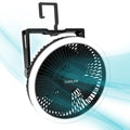8-Inch Portable Camping Fan with LED Lantern, 10000mAh Rechargeable Battery Operated Tent Fan Q184745