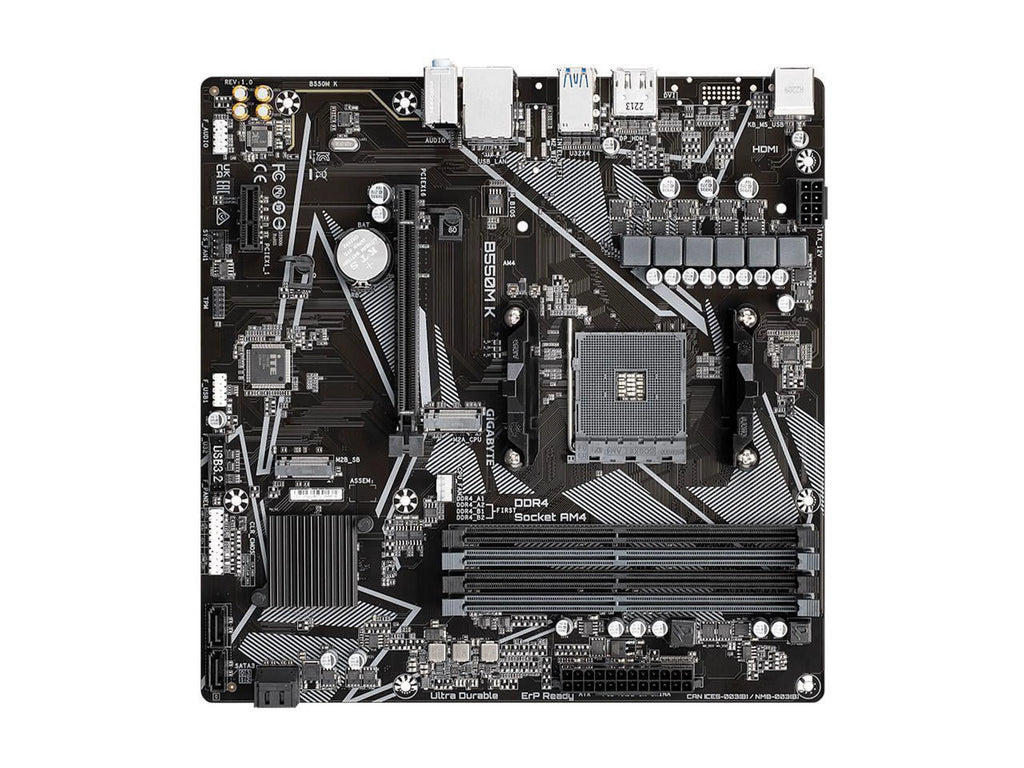 B550M AM4 Micro-ATX Motherboard with Dual M.2 I783244