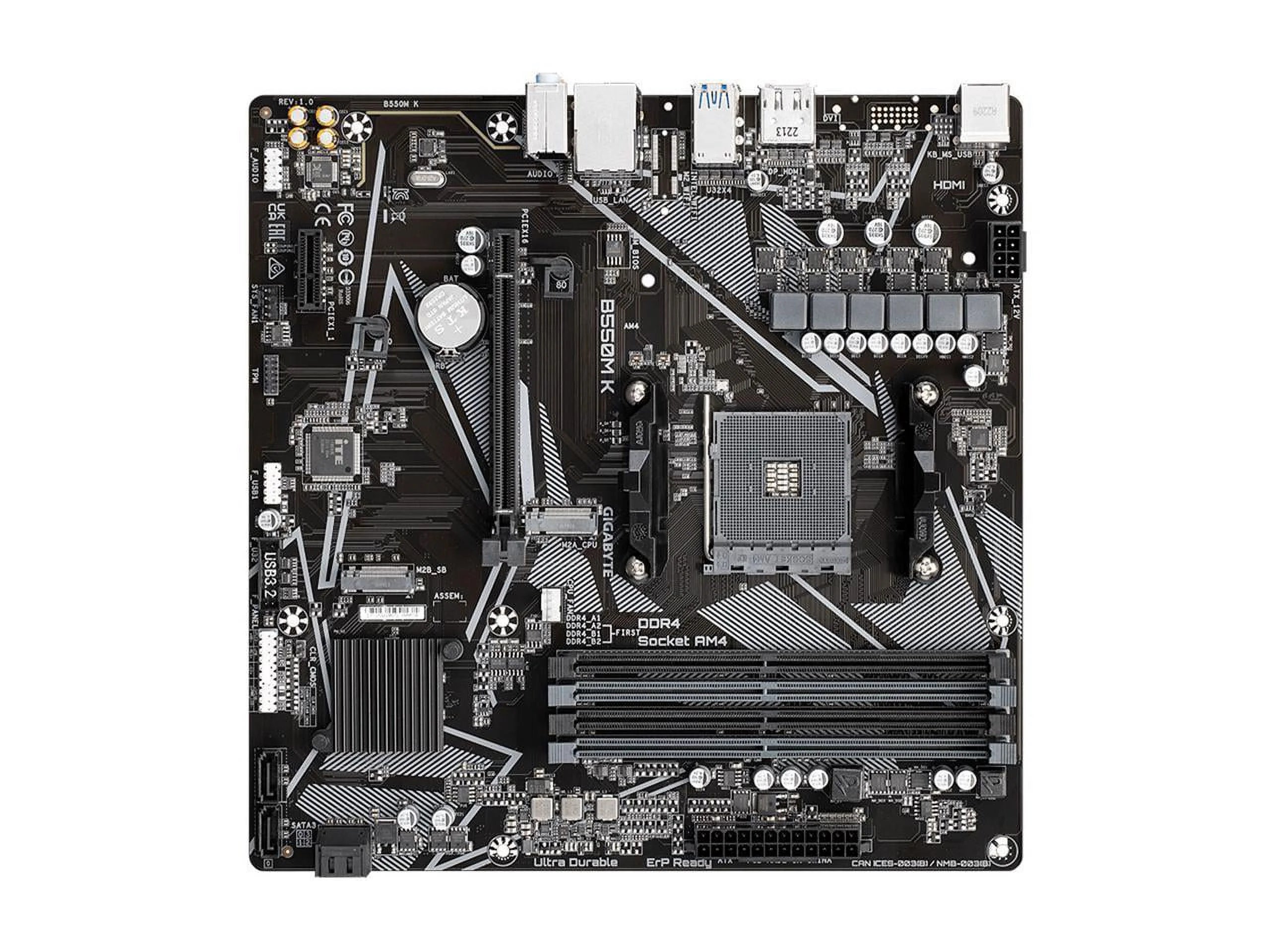 B550M AM4 Micro-ATX Motherboard with Dual M.2 I783244