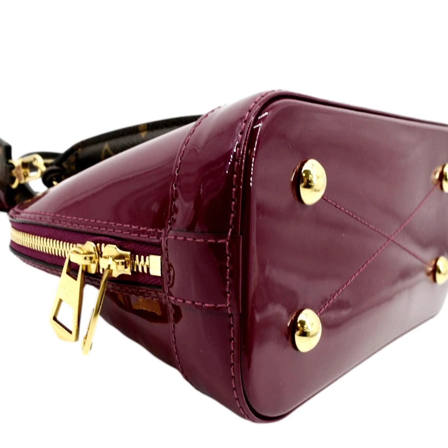 Red Leather Satchel Crossbody Bag B68106
