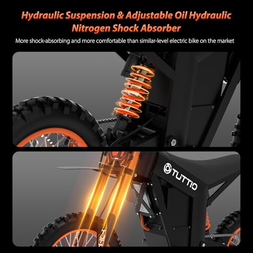 14"/12" Fat Tire 2000W Electric Dirt Bike with 48V 21AH Battery D9970