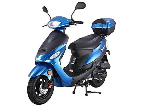 49cc/50cc Gas Street Legal Scooter Moped Sporty Black B452074
