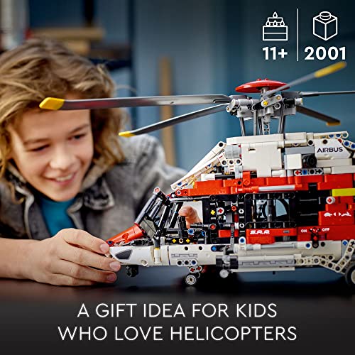 LEGO Technic Airbus H175 Rescue Helicopter Building Toy Set (2,001 Pieces) B265