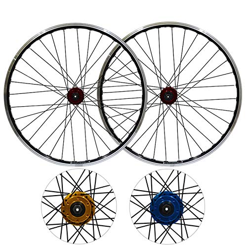 26 Inch Bicycle Wheelset 32 Hole Disc Brake V Brake Quick Release Double Layer Rim 7-8-9 Speed Wheel G599
