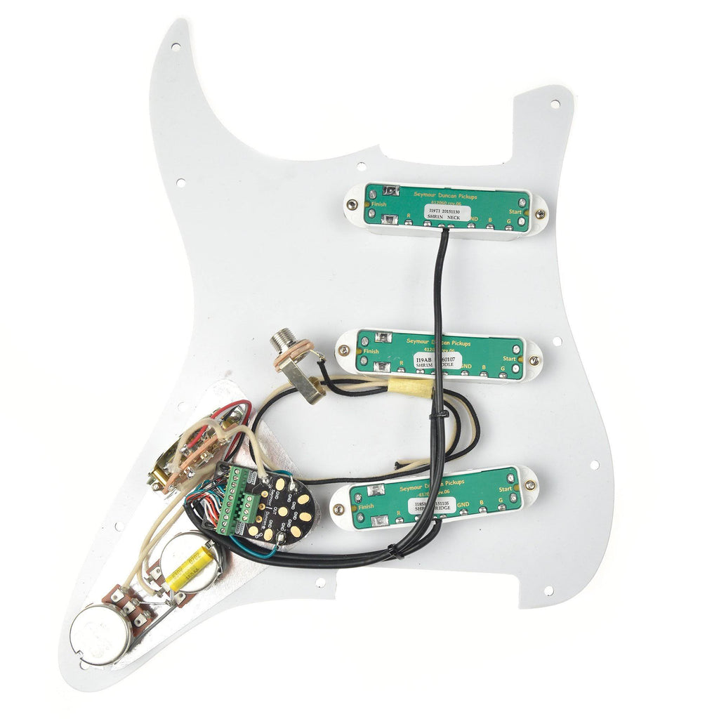 White Loaded Pickguard Q526