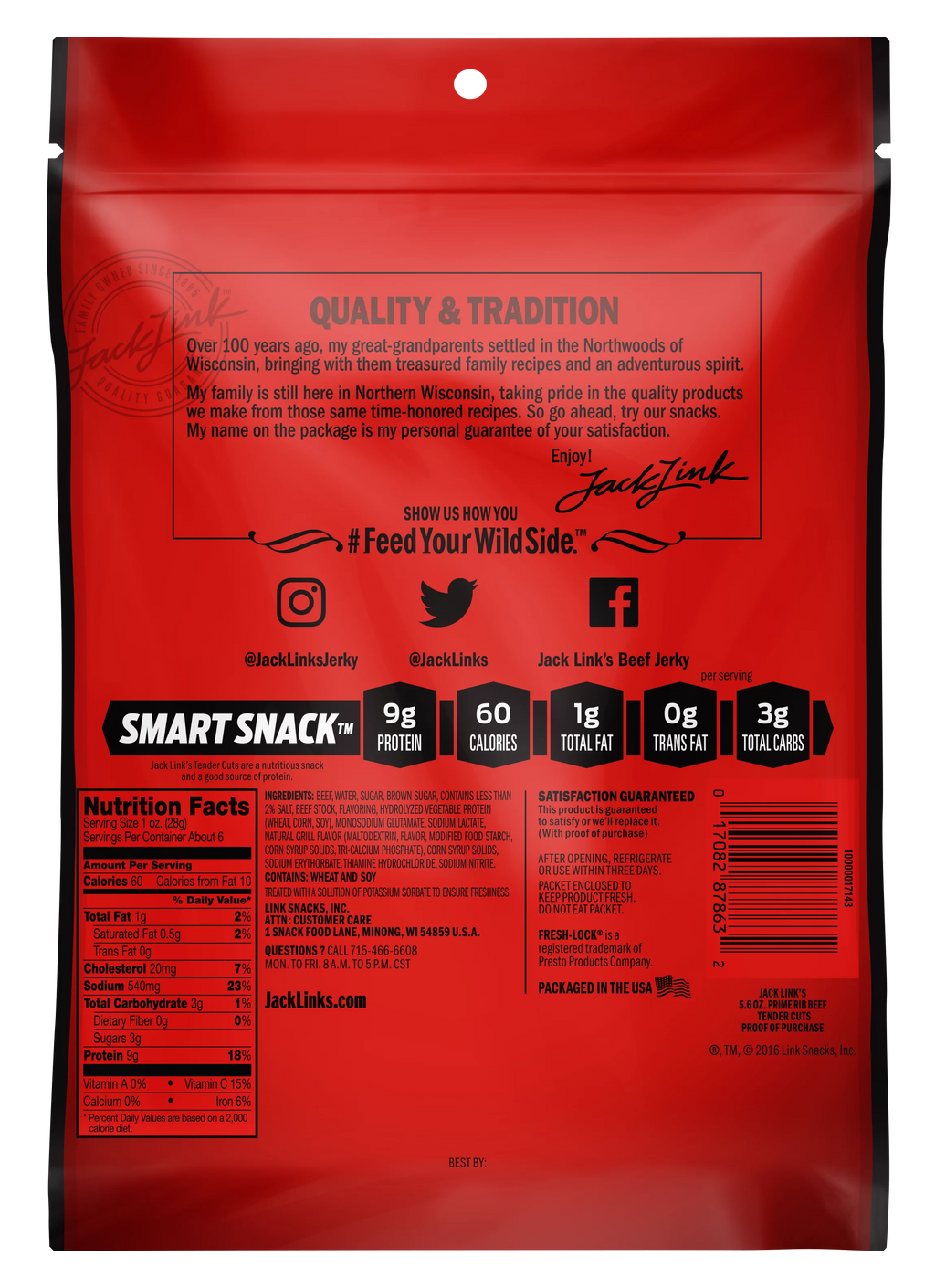 100% Tender Cuts Prime Rib Seasoning 5.6oz Resealable Bag W769328