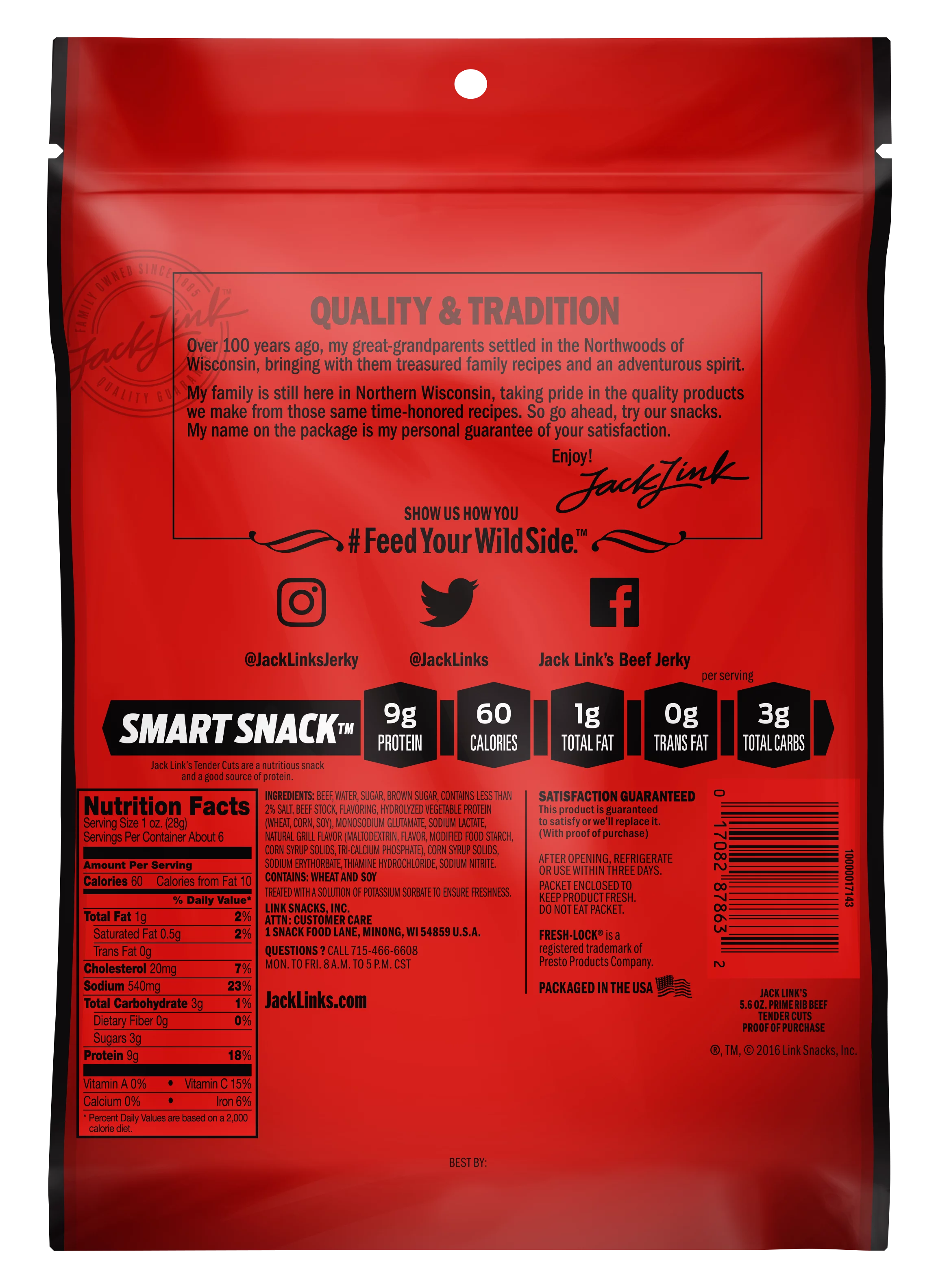 100% Tender Cuts Prime Rib Seasoning 5.6oz Resealable Bag W769328