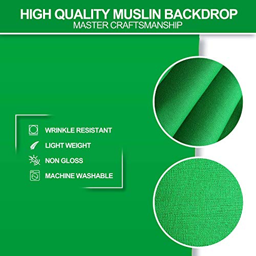 Green Screen Backdrop 6 x 9 FT V2912