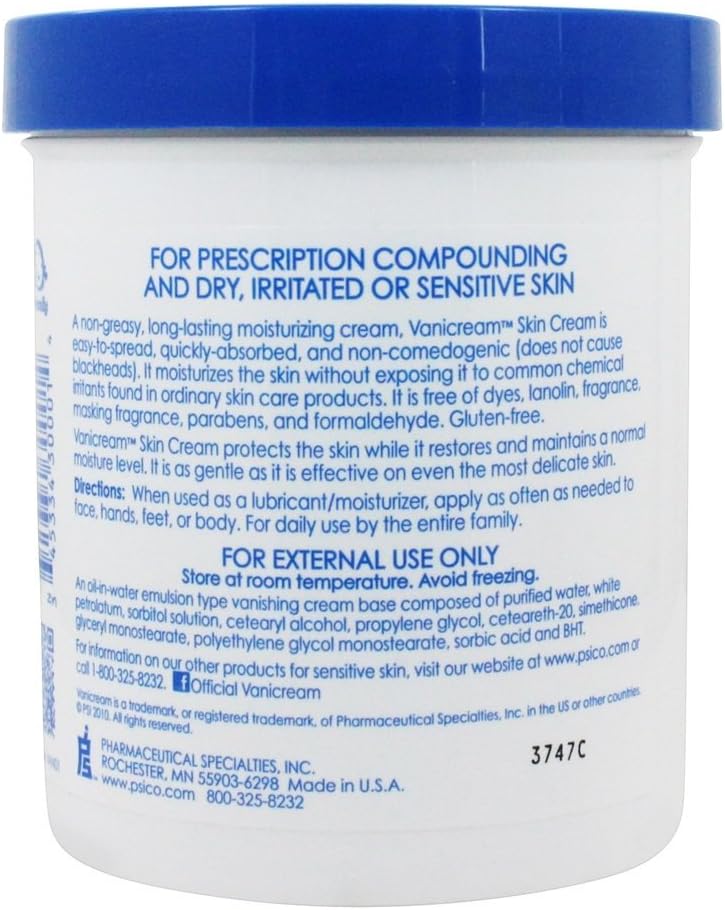 16 Ounces Moisturizing Skin Cream G285