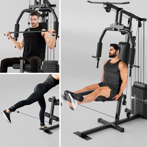 Full Body Workout Station with 100LBS Weight Stack I171