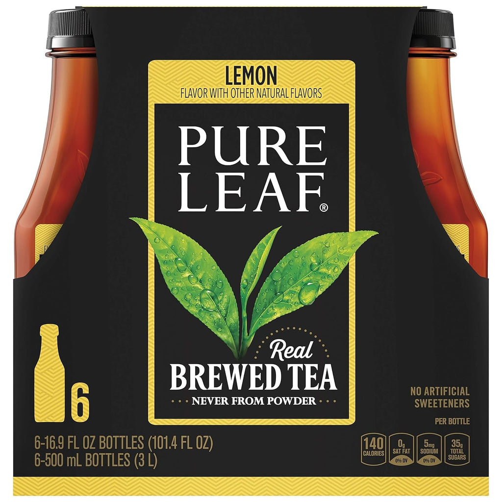 6 Flavors 16.9 Fl Oz 6 Bottles Pack of 36 Variety Pack Tea M3828