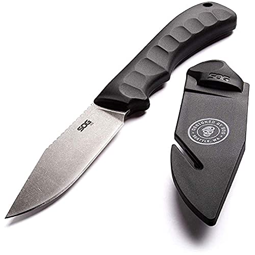 Fixed Blade Knife with Sheath, 3.8 Inch Full Tang Blade M22615
