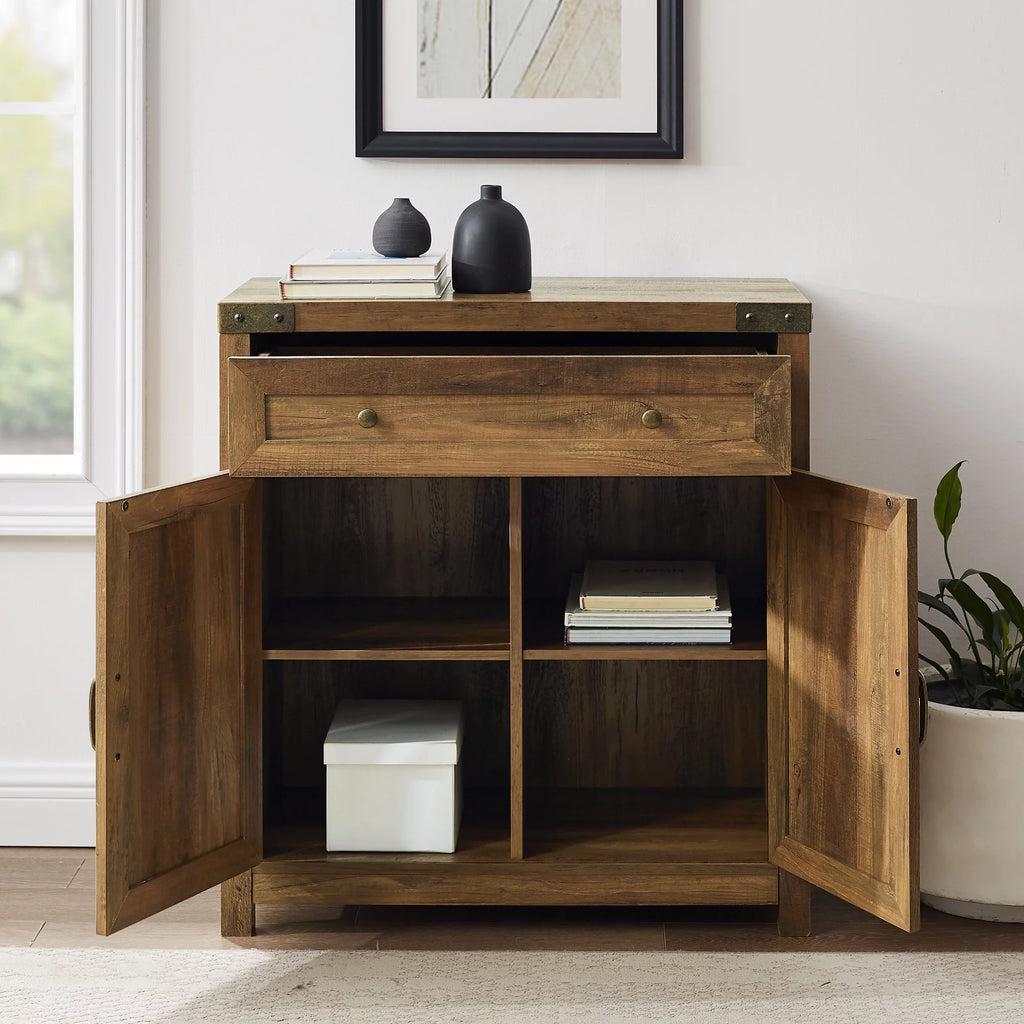 Reclaimed Barnwood Accent Cabinet I481