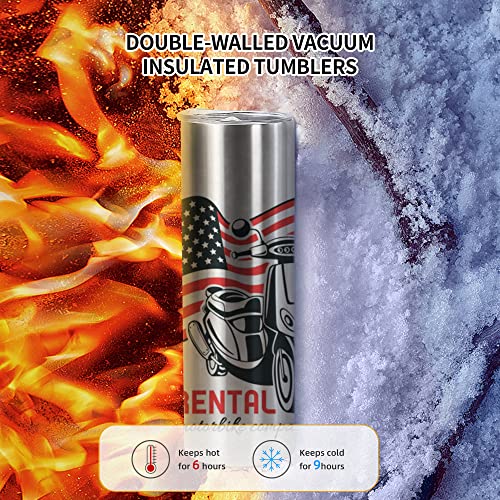 10 Pack 20oz Stainless Steel Vacuum Insulated Tumblers with Lid and Straw P9223