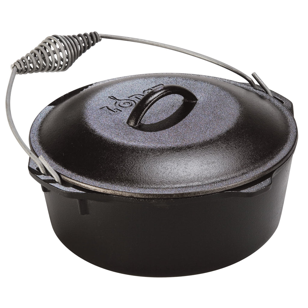 Cast Iron 5 Quart Seasoned Dutch Oven with Bail Handle F182160