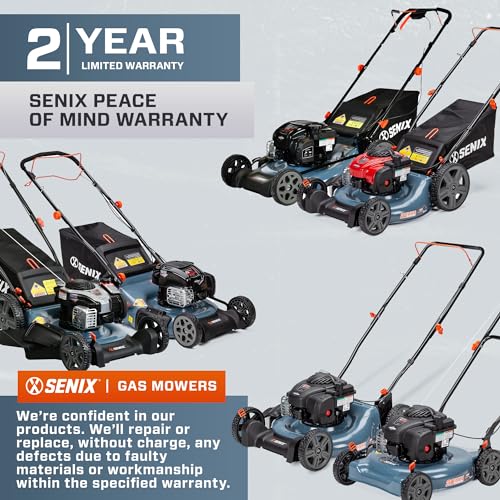 21-Inch 140 cc Gas Push Lawn Mower J6788