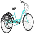 26 inch Folding Adult Trike, Aqua W7244