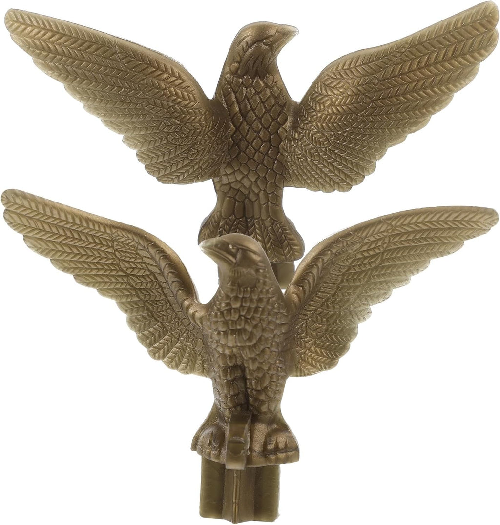Golden Plastic Eagle Flag Pole Finial Ornament R60845