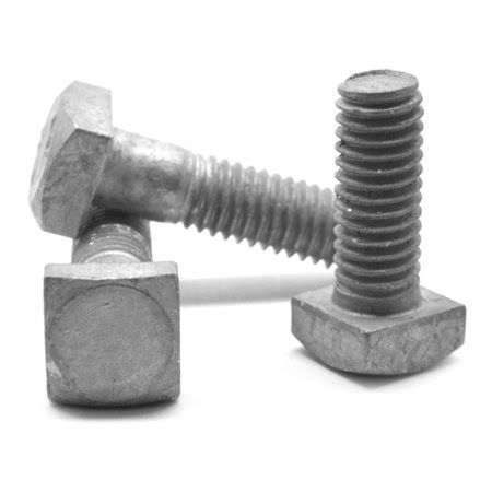 1 inch-8 x 5 inch Hot Dip Galvanized Square Head Machine Bolt Pk 40 I720
