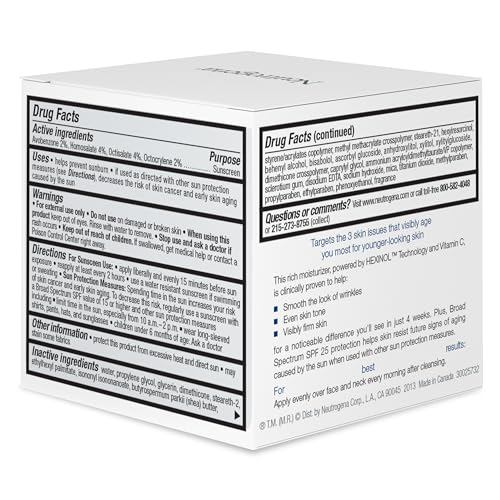 1.7 oz Anti-Aging Facial Moisturizer with SPF 25 Sunscreen & Vitamin C C6307