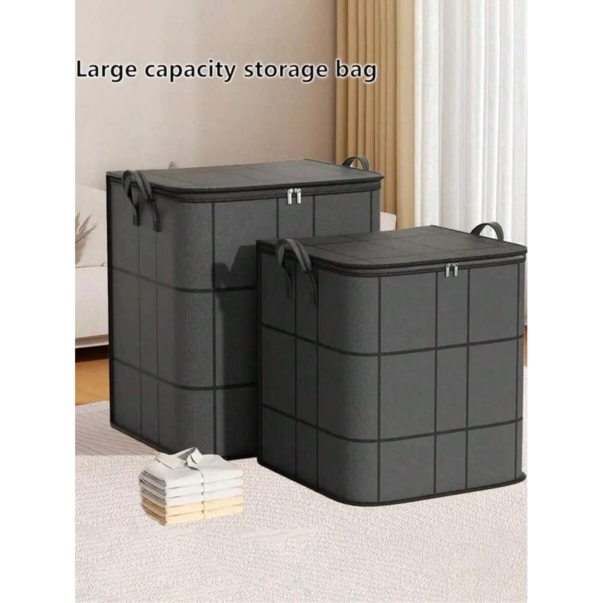 Black Thickened Foldable Storage Bag G10112