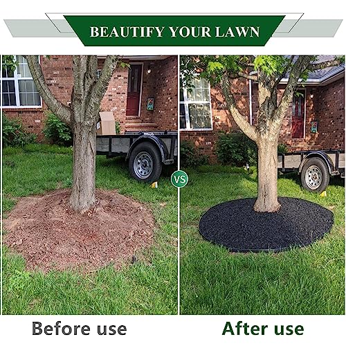Brown 20Ft Plastic Garden Edging with Ground Stakes R883