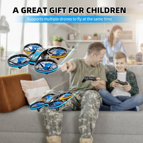 Mini Drones RC Drone Quadcopter with LED Light, 3 Batteries Y1827