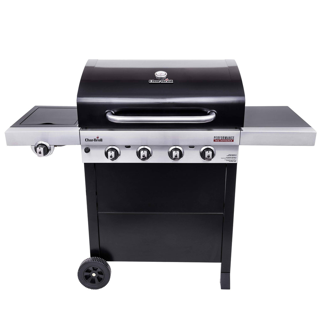 Black 4-Burner Gas Grill E674
