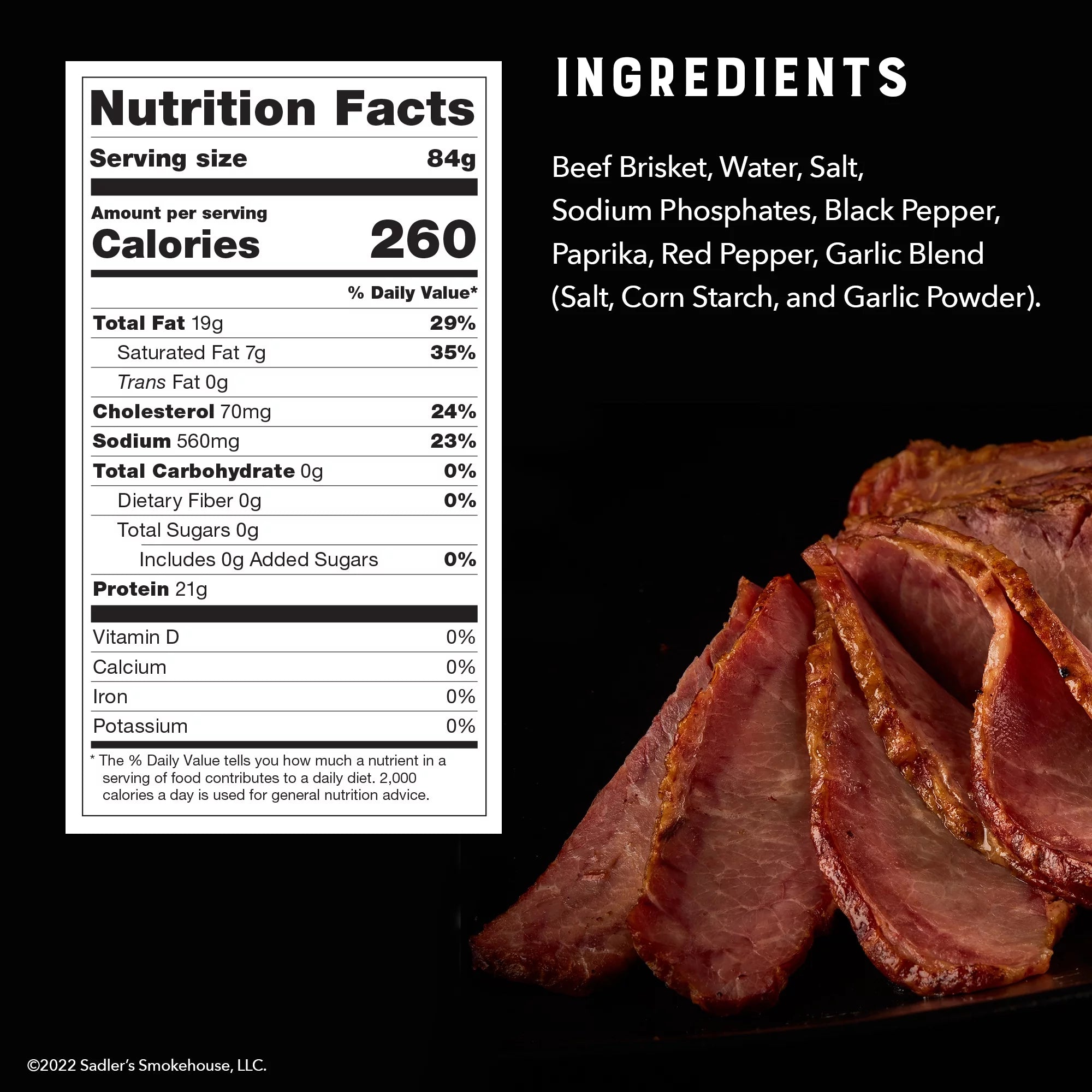 Seasoned Sliced Beef Brisket, 3-6 lbs Plastic Package M495738
