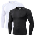 Men's Compression Long Sleeve Athletic T Shirt O222899