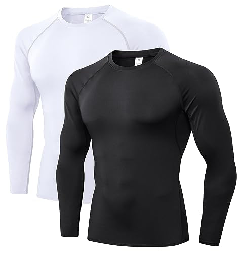 Men's Compression Long Sleeve Athletic T Shirt O222899