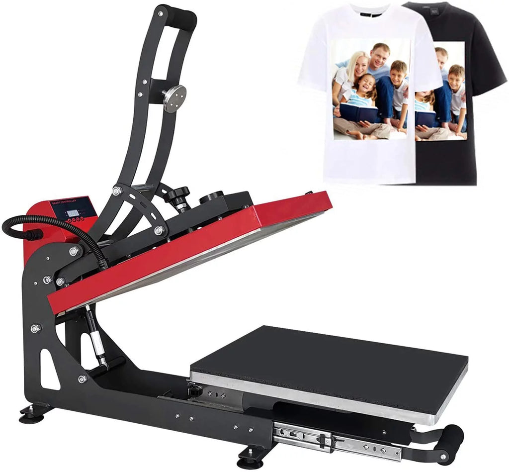 Magnetic Semi-Automatic T Shirt Heat Press Machine 16 X 20'' Large Heat Press Sublimation with Smart LCD B466120