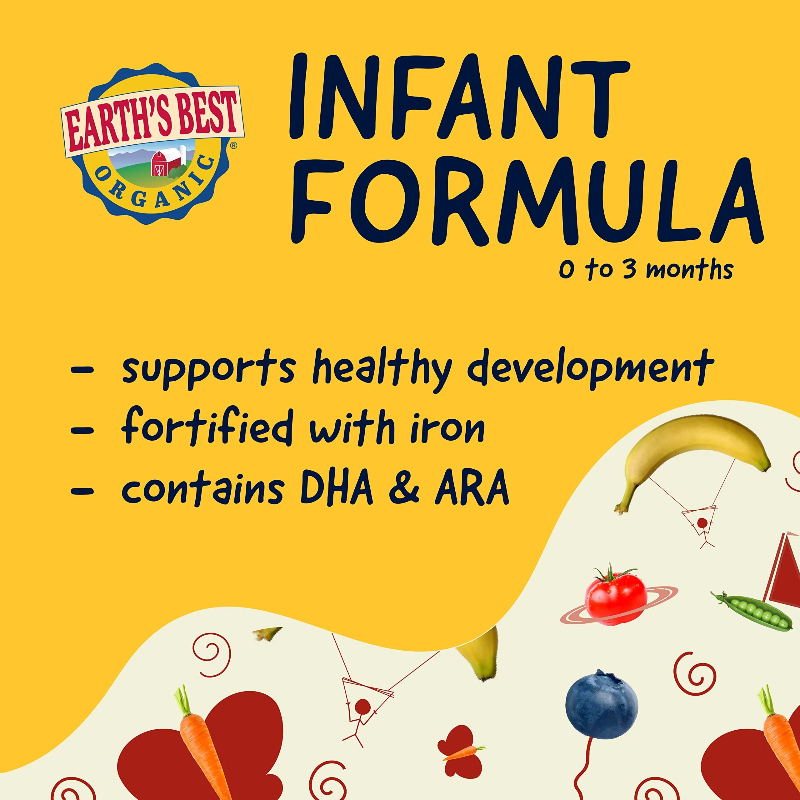 21 oz Organic Baby Formula with Iron P7508
