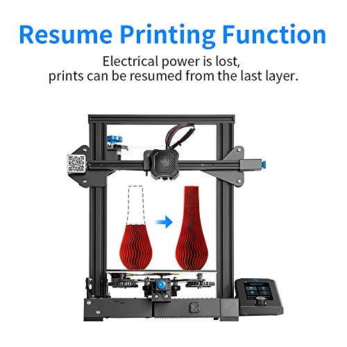 3D Printer with Resume Printing Function 8.66x8.66x9.84 inch N4771