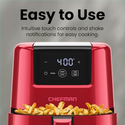 2 Qt Digital Air Fryer with Nonstick Basket – Black J6280