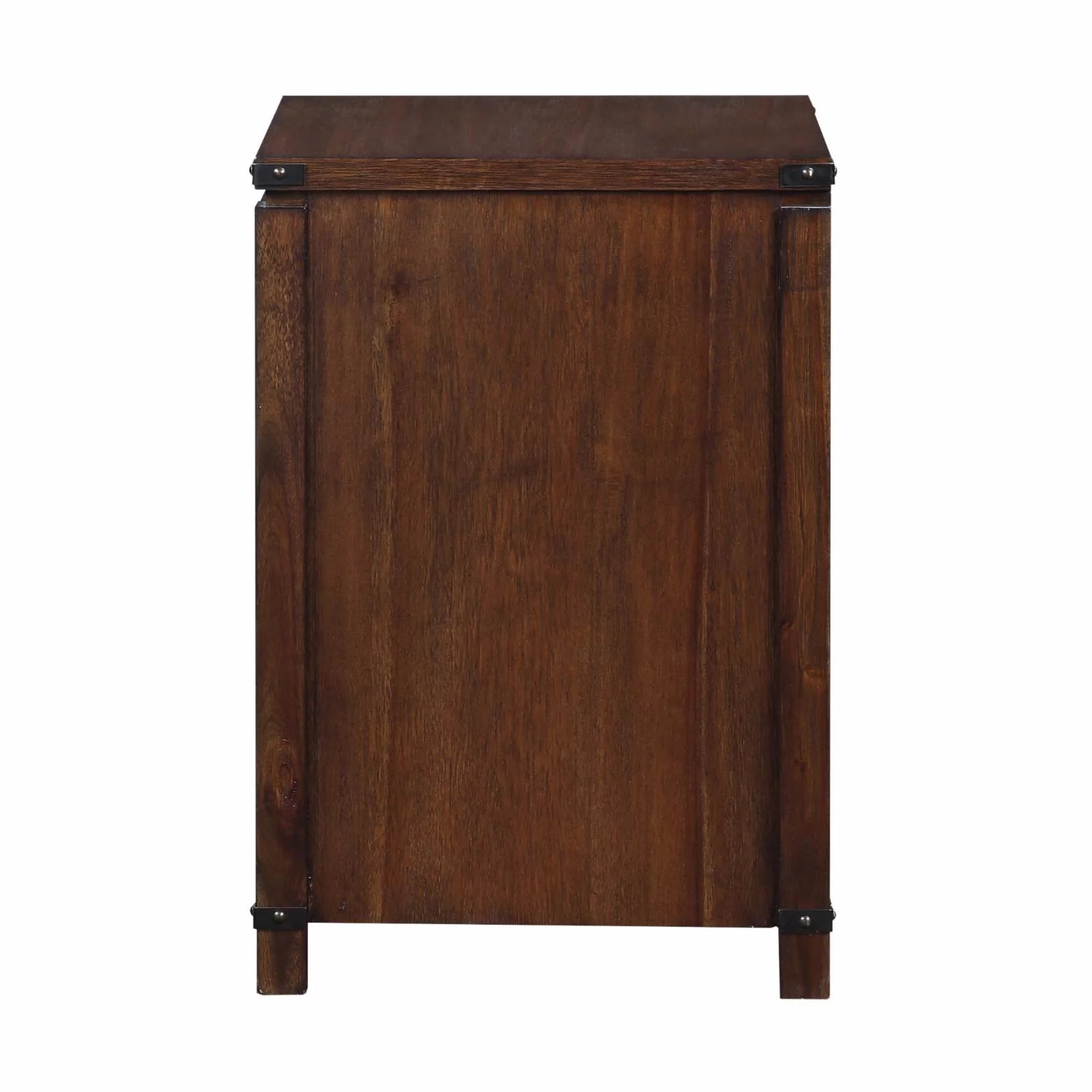 2-Drawer Wood File Cabinet in Champagne Oak C3454