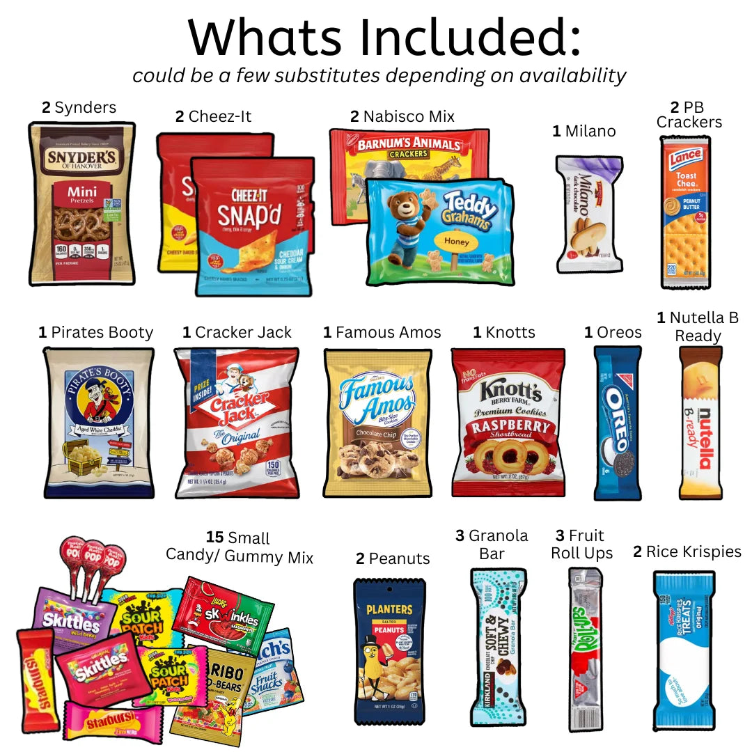 40 Count Variety Snack Box T291