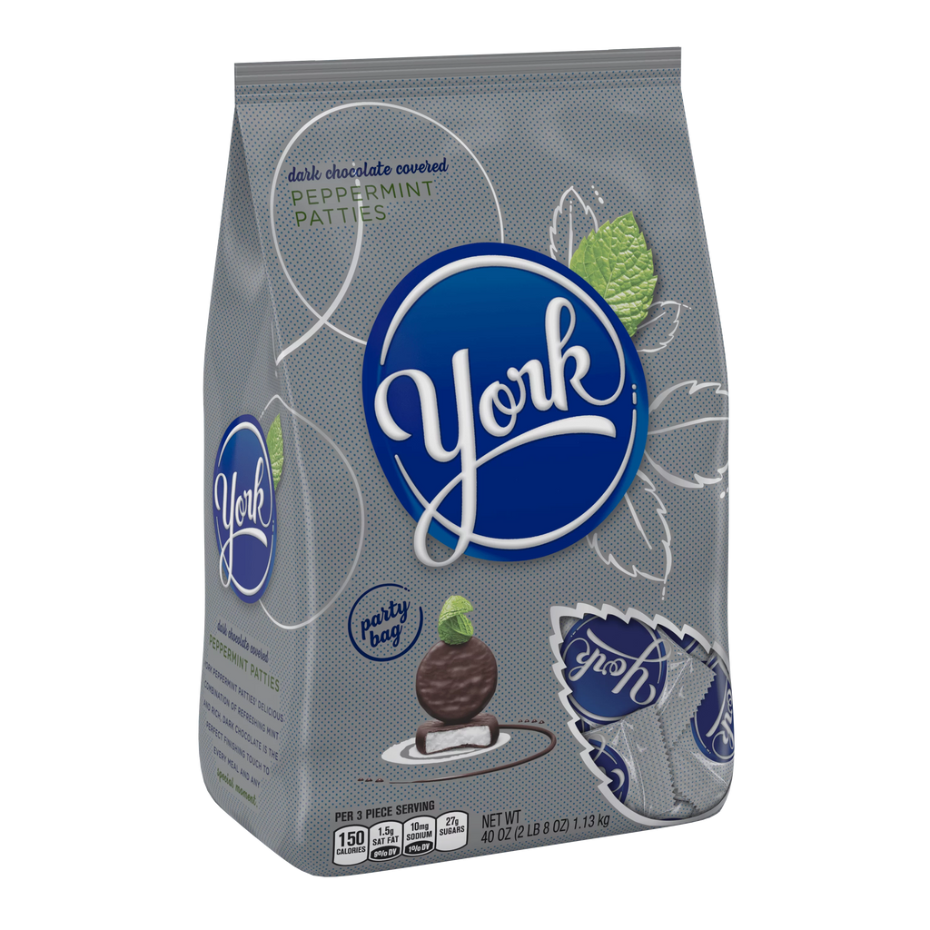 Peppermint Patties Dark Chocolate Candy, 40 Oz J432