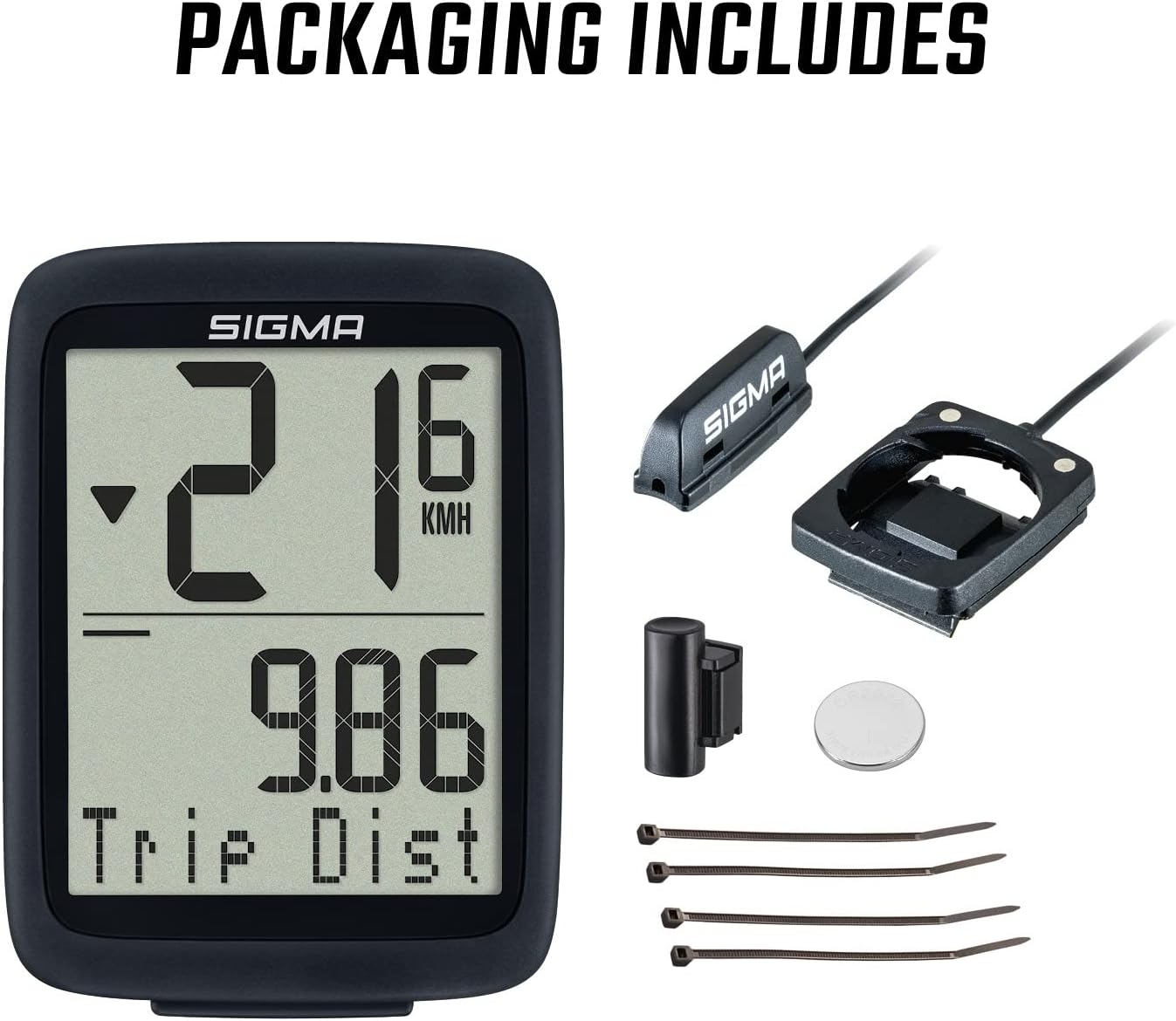 Bike Computer with Speed Comparison V588