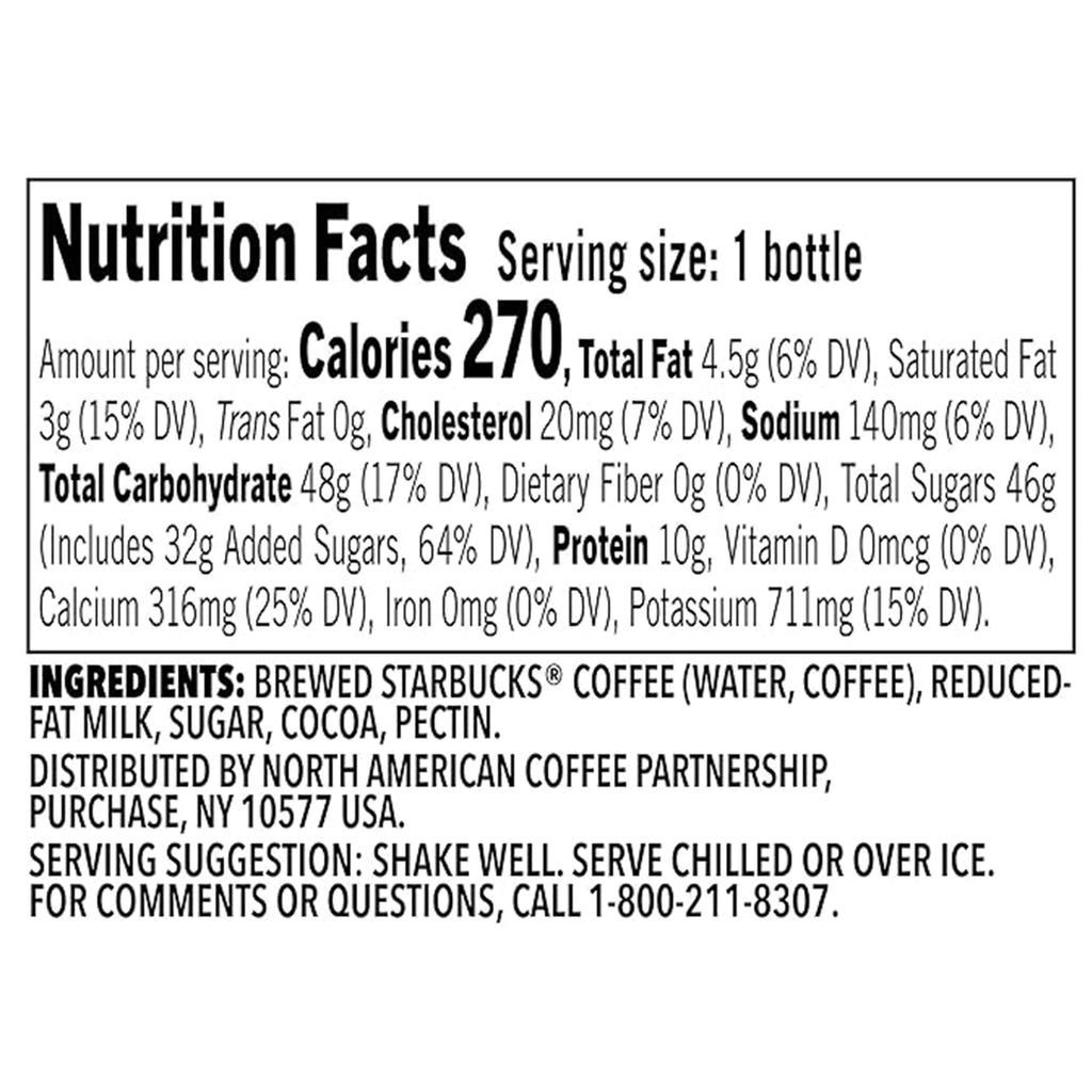 Mocha Flavored Coffee Drink, 13.7 Fl. oz Bottles (12 Pack) L2060