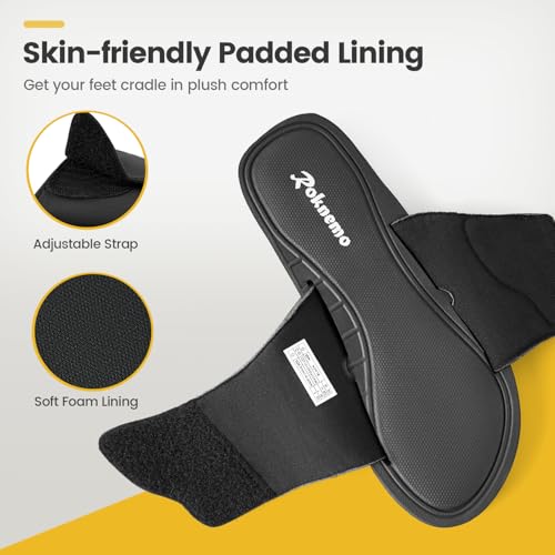 Mens Slide Sandals with Memory Foam L715255