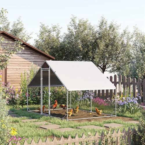 65Inch Wooden Chicken Coop with Nesting Box and Detachable Run N757589