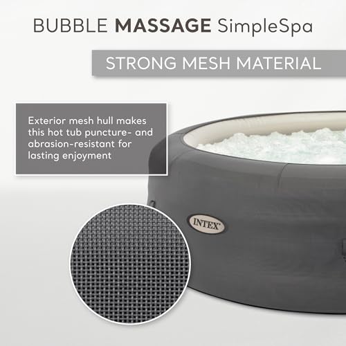 6 Person Inflatable Hot Tub with Built-in Pump and Cover W29735