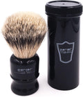 100% Silvertip Travel Shave Brush with Case, Black S914153