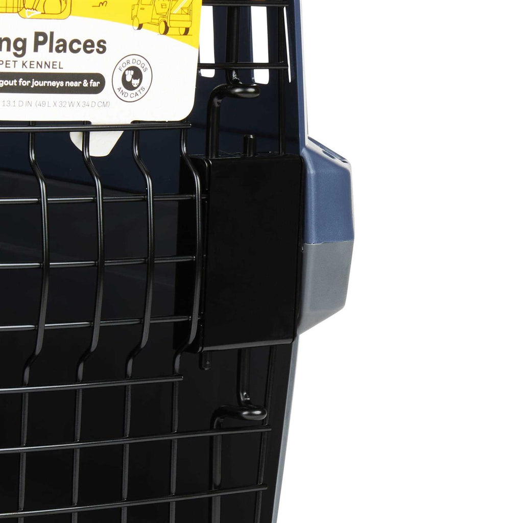 Grey 2-Door Pet Kennel D621