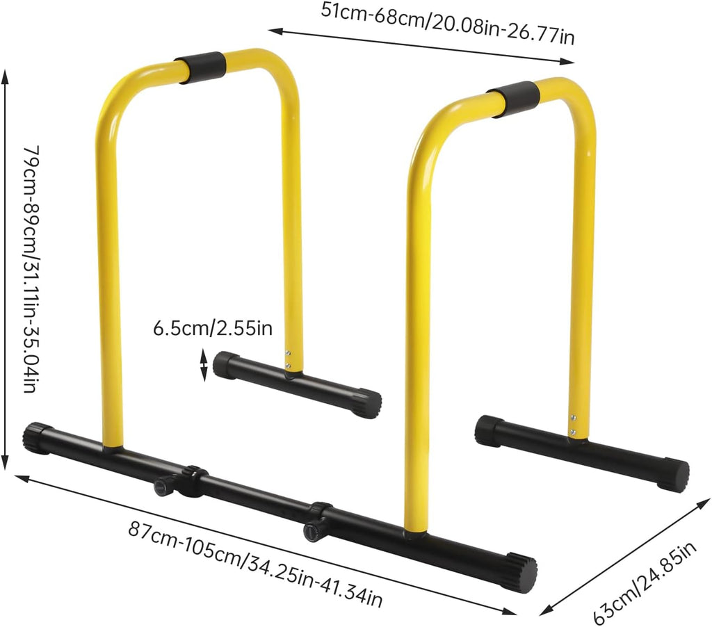 Adjustable Height & Length Dip Station B9202